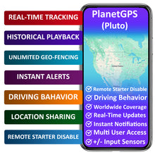 Pluto + 1 Year Plan Included | Hard-Wired GPS Tracker with Kill Switch (Starter Disable)