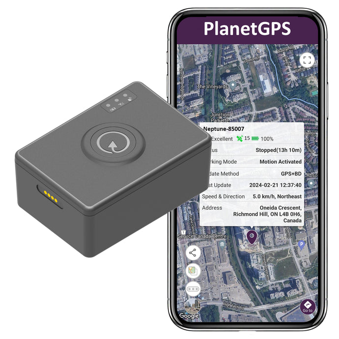 Neptune + 1 Year Worldwide Plan (No Monthly Fee) - Magnetic Waterproof GPS Tracker | 1 to 2 Months Battery Life