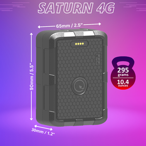 Saturn x 10 with 1 Year Plan - Magnetic Waterproof GPS Tracker | 1 to 2 Months Battery Life