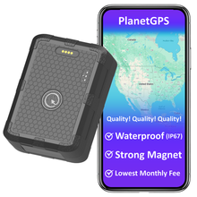 Saturn + 1 Month Worldwide Plan - Magnetic Waterproof GPS Tracker | 1 to 2 Months Battery Life