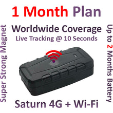 Saturn + 1 Month Plan - Magnetic GPS Tracker | Up to 2 Months Battery Life