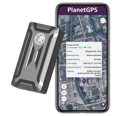 Uranus + 1 Year Worldwide Plan (No Monthly Fee) - Magnetic GPS Tracker | 1-2 Months Battery Life