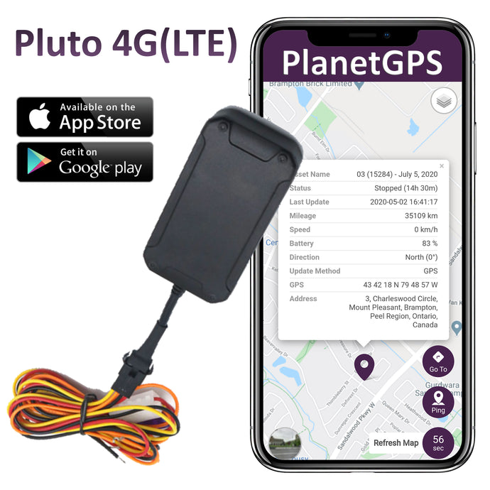 Pluto 4G + 1 Year Plan | Hard-Wired GPS Tracker