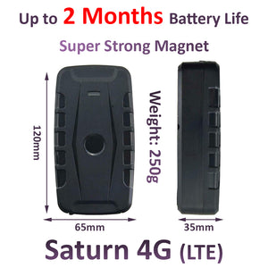 Saturn x 10 with 1 Year Plan - Magnetic GPS Tracker | Up to 2 Months Battery Life